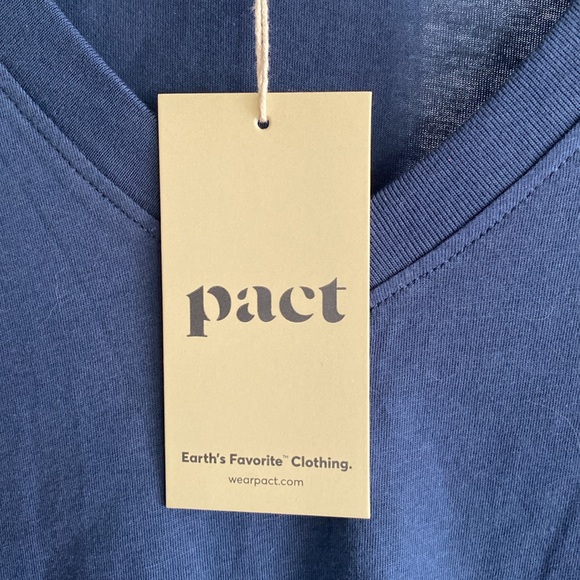 NWT Pact Women's Organic Cotton Softspun A-Line Tank Dress - Picture 6 of 10